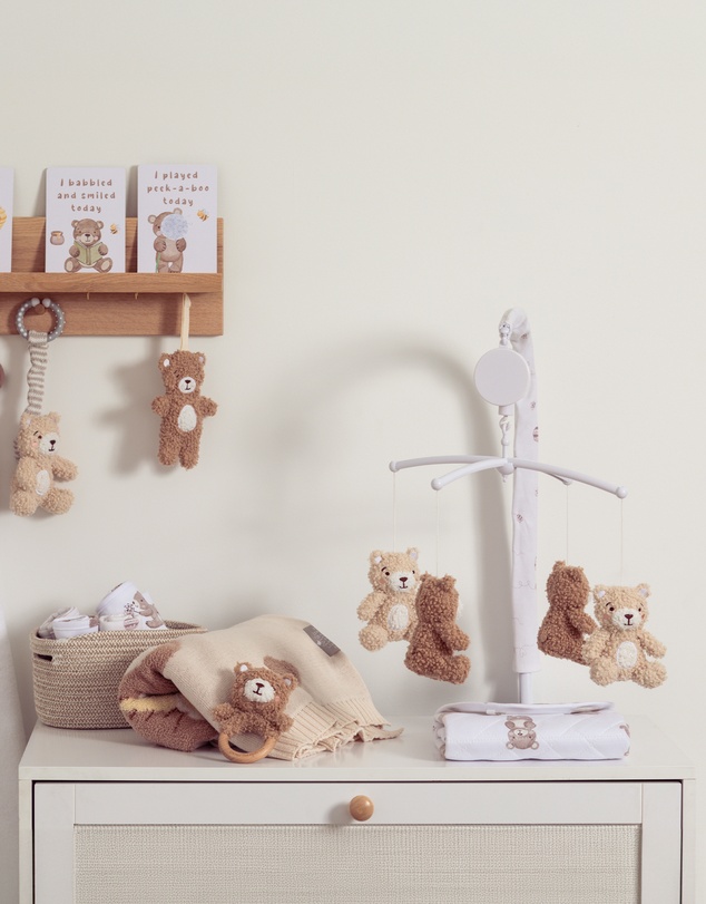 Living Textiles - Musical Mobile Set - Cuddly Bear