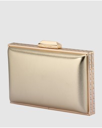 Olga Berg - Sammi Crystal Frame Clutch