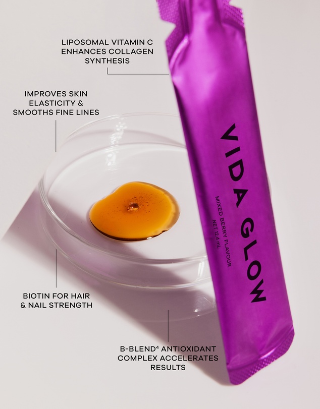 Vida Glow - Liquid Collagen Skin Health - Mixed Berry