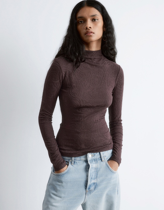 & Other Stories - Mock-Neck Top