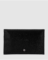 Olga Berg - Cara Crystal Envlope Clutch