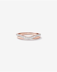 Michael Hill - Wedding Ring with 0.25 Carat TW of Diamonds in 14kt Rose Gold