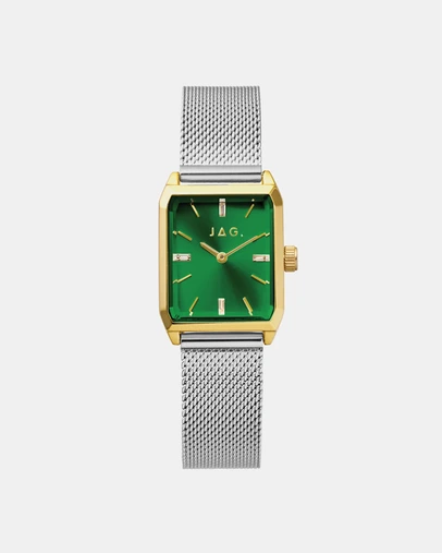 Jag - Sorrento Womens Green Dial 24mm Gold & Silver Watch