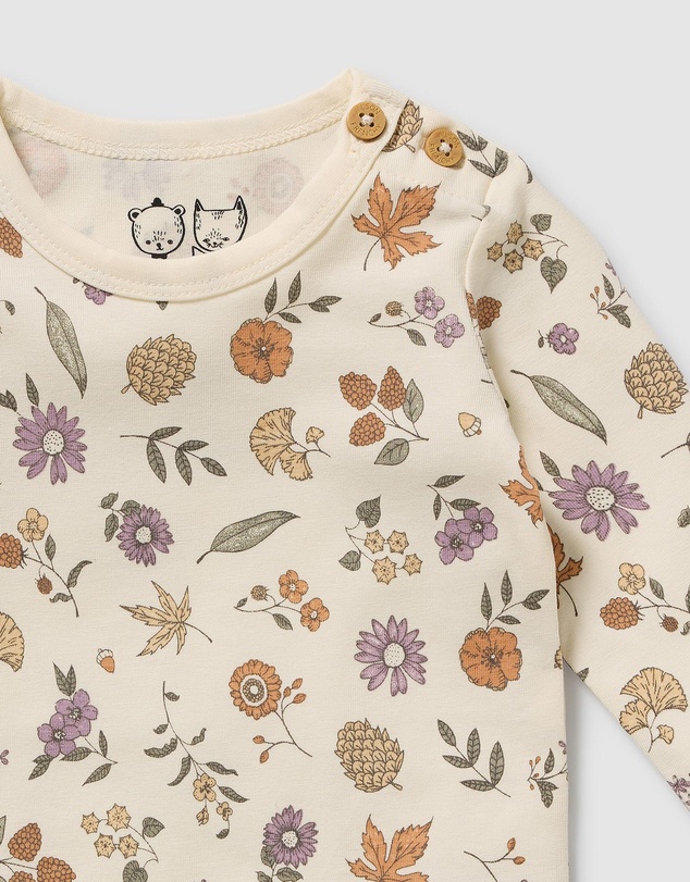 Wilson & Frenchy - Maple Glow Organic Bodysuit - Babies