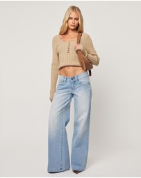 Abrand - 00 Wide Kaia Worn Jeans