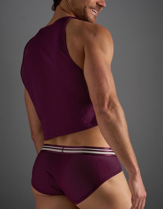 TEAMM8 - Racer Mesh Crop Singlet