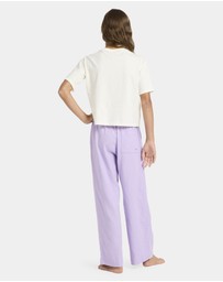 Roxy - Girls 4 to 16 Lekeito Break Linen Pants