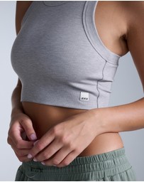 2XU - Fluid Tencel Ribbed Crop Tank