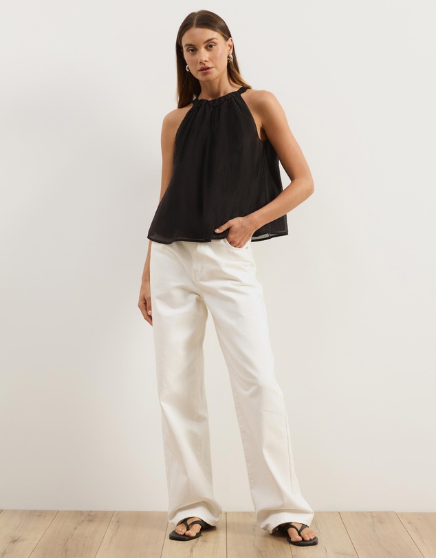 Atmos&Here - Paloma Voile Halter Neck Top