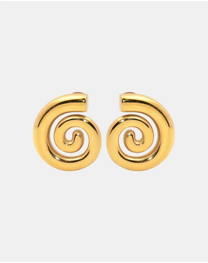 Zoe Olivia - Waterproof Spiral Stud Earring