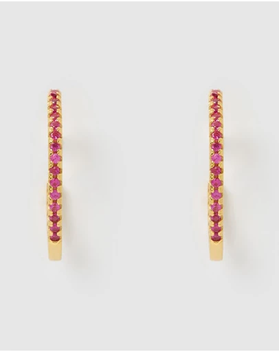 Izoa - Belle Hoop Earrings