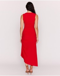MINKPINK - Rosa Drawstring Midi Dress
