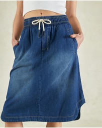 DRICOPER DENIM - Cecil Indigo Skirt