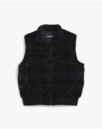 Desigual - Shiny Convertible Padded Jacket
