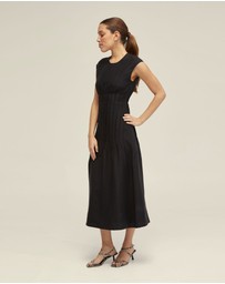 Oxford - Clementine Pin-Tuck Dress