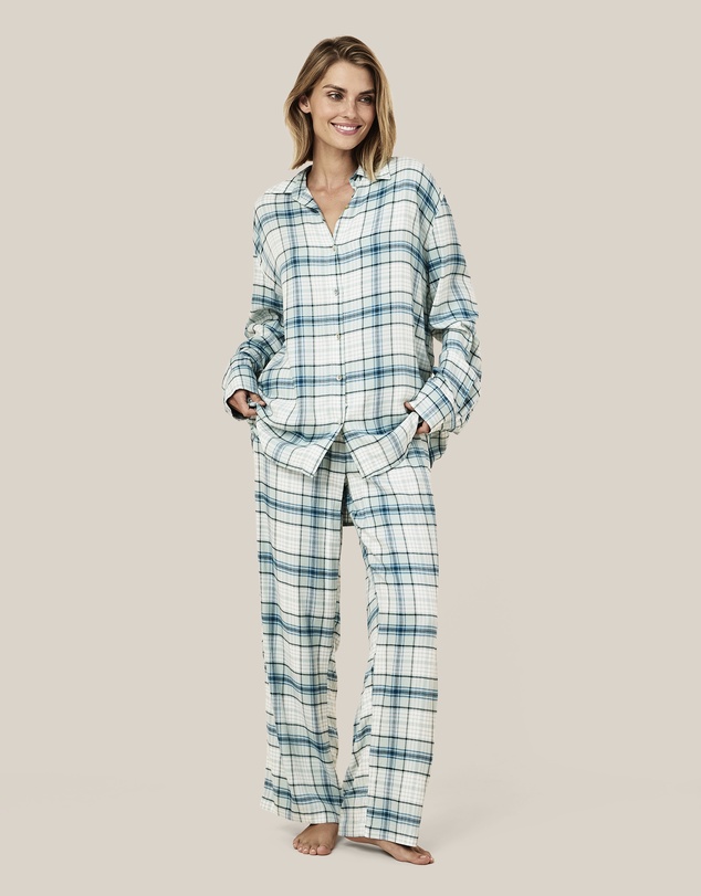 Papinelle - Comfy Plaid Full Length PJ