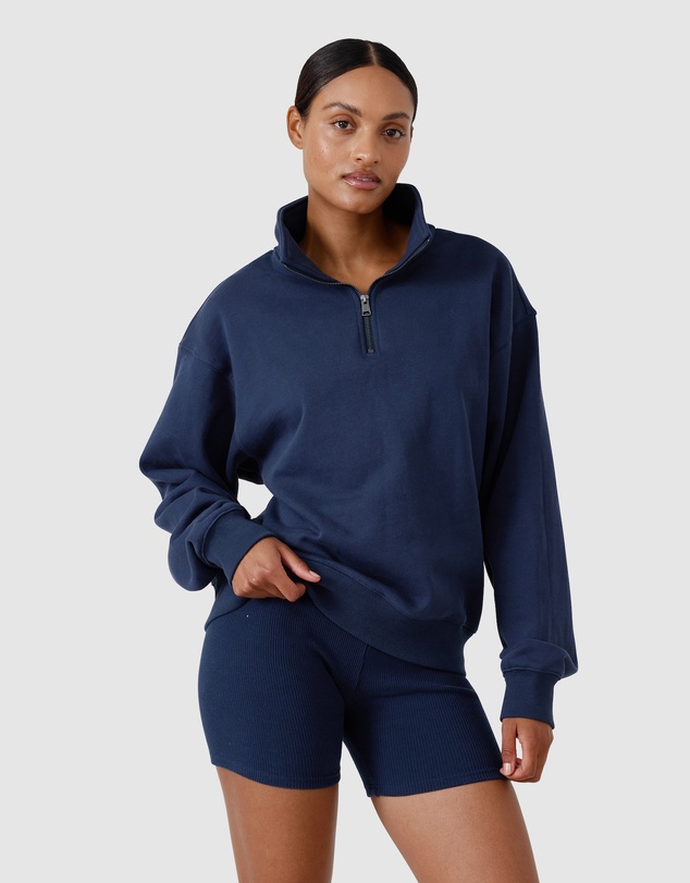 ORTC - Women's Quarter Zip Navy