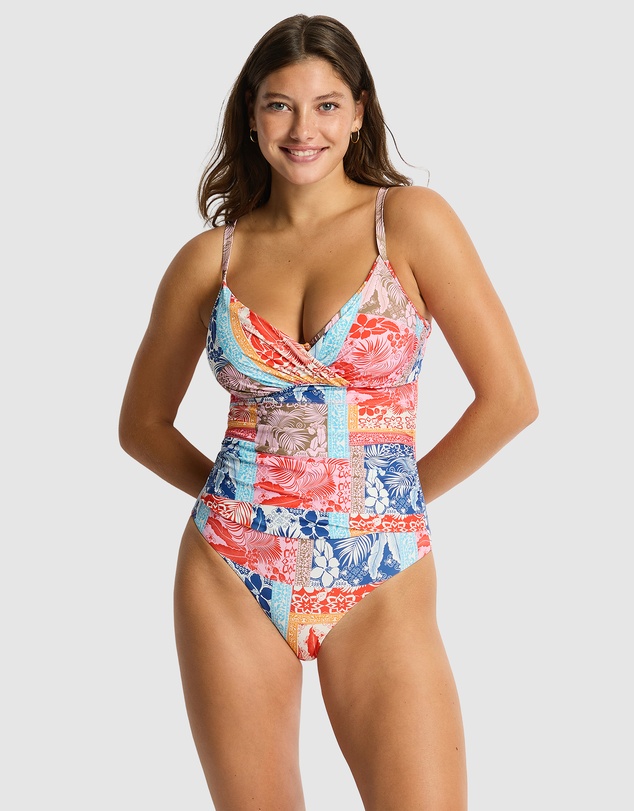 Sea Level Australia - Coco Island Wrap Front DD/E Cup One Piece
