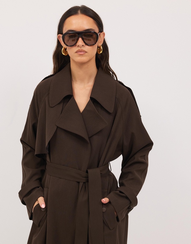 Calli - Karise Relaxed Trench Coat