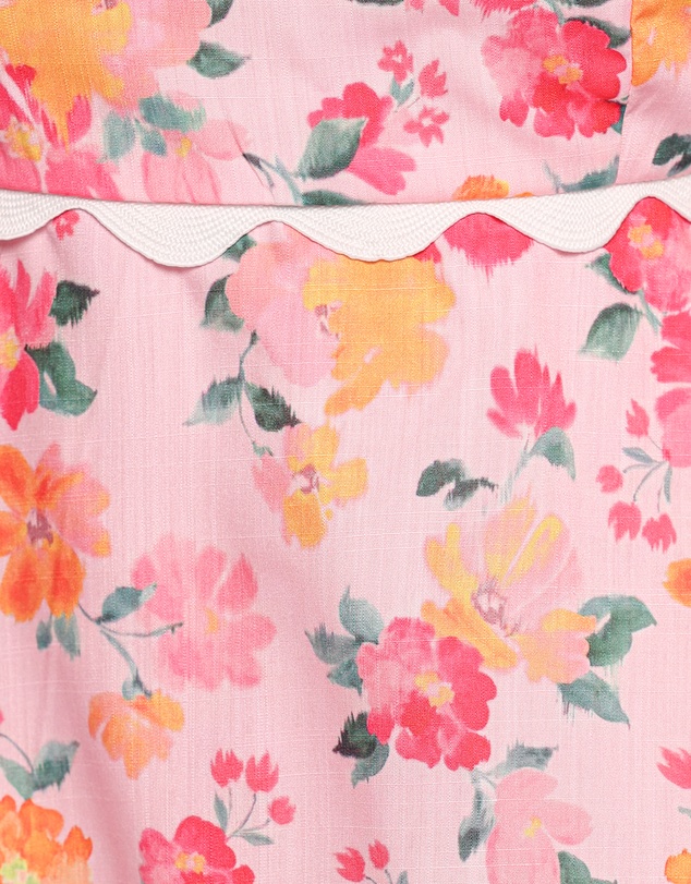 Petal & Pup - Romia Strapless Playsuit - Pink Floral