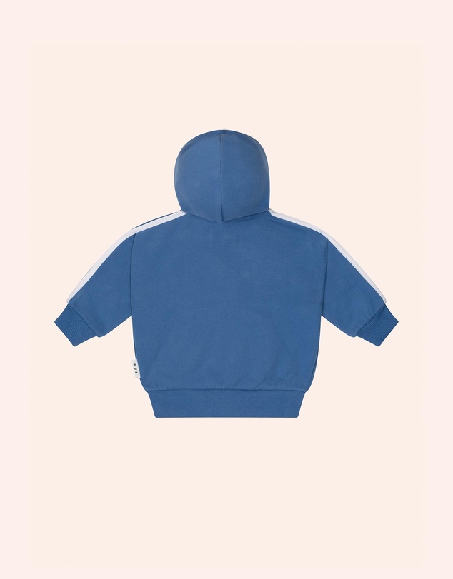 Huxbaby - Heritage Blue Sports Zip Through - Babies-Kids