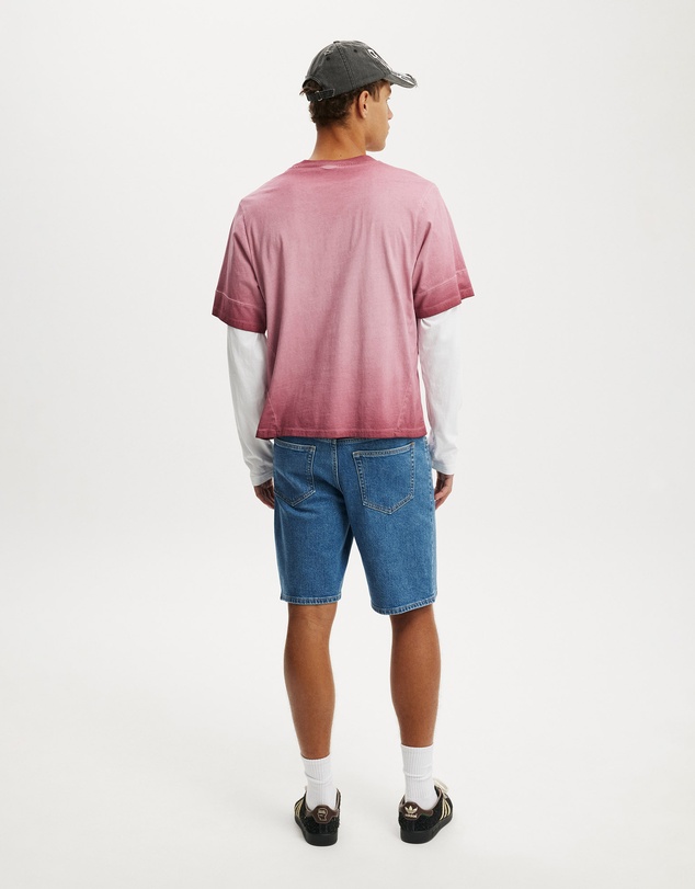 Cotton On - Loose Straight Denim Short