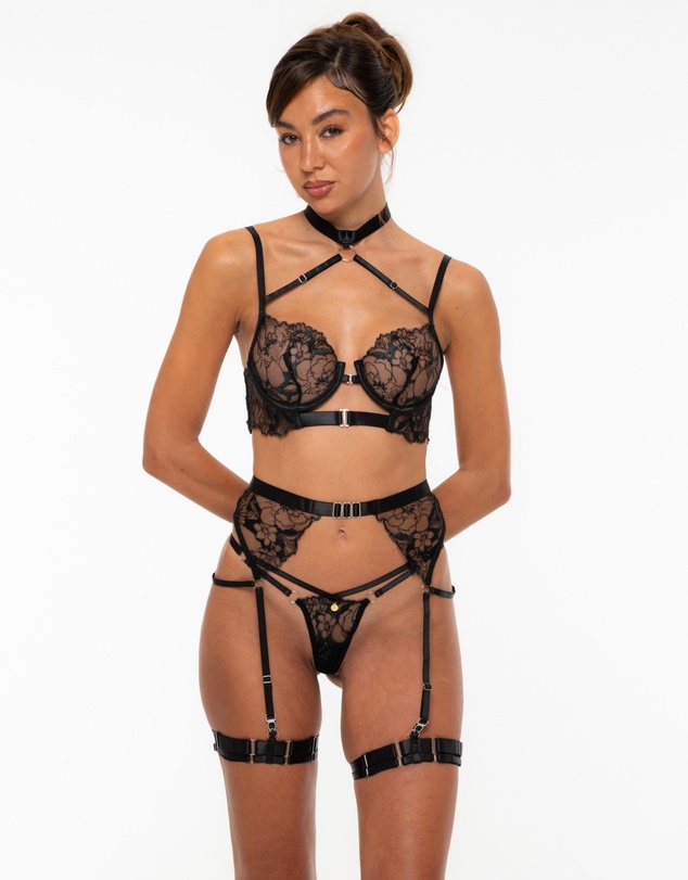 One Empire - Noelia Black Lingerie Set