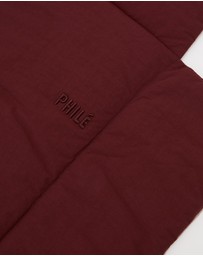 Phile - Plush Change Mat Wrap - Burgundy
