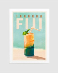 Olive et Oriel - Tavarua Fiji Cocktail by The Whiskey Ginger Art Print