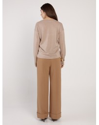 Fate + Becker - Oriane Sparkle V-Neck Knit