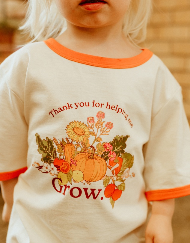 Banabae - Thank you For Helping Me Grown Ringer Tee - Kids