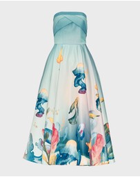 JUSTIN TONG - Aquarelle Midi Dress