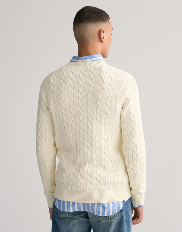 Gant - Cotton Cable Crew Neck Knit