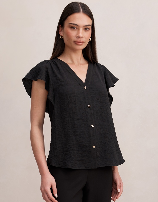 Forever New - Cecilia Flutter Sleeves Blouse