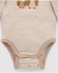 Purebaby - Applique Bodysuit -Kids-Babies