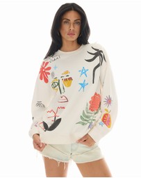 THE TALES - Illustrated Postcards Sweater