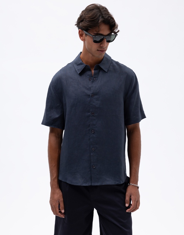 AERE - Euro Resort Linen SS Shirt