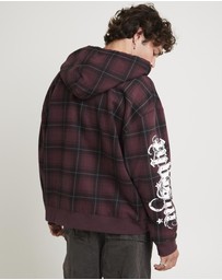 Insight - Yard Check Zip Through Hoodie