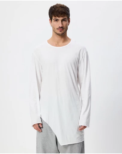 Surrounded By Ghosts - Neobite Asymmetrical Tail Long Sleeve T-Shirt