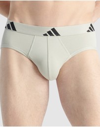adidas Sportswear - 3 Pack Active Flex Cotton Brief Underwear