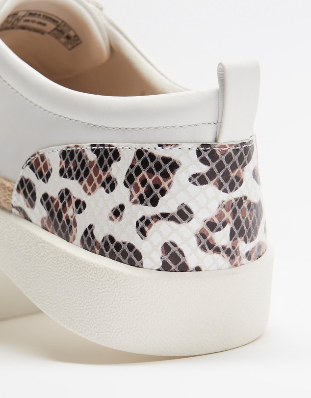 Vionic - Winny Lace-Up Casual Sneaker - White Leopard
