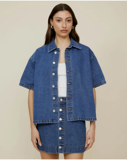 The Fated - Margot Denim Shirt