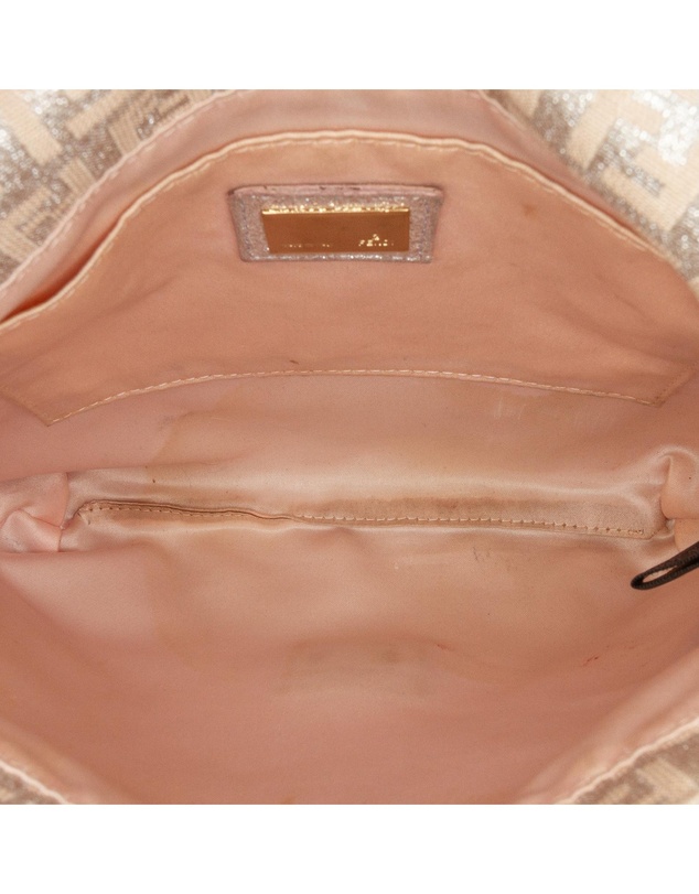 Pre-Loved by Azura Reborn - Pre-Loved Zucchino Metallic Canvas Flap Crossbody