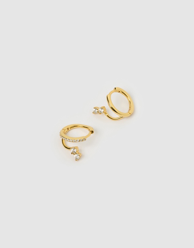Izoa - Colette Huggie Earrings