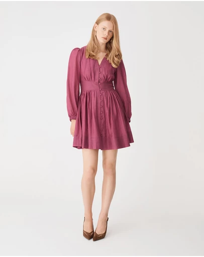 Forcast - Paloma V-Neck Mini Dress