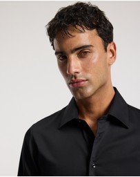Calibre - Tailored Cotton Shirt Black