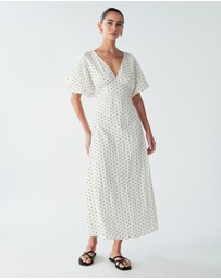 ST MRLO - Palm Midi Dress