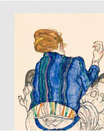 Inka Arthouse - Seated Woman by Egon Schiele Art Print
