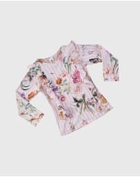 Aqua Blu Kids - Flutter Long Sleeve Rash Vest - Babies