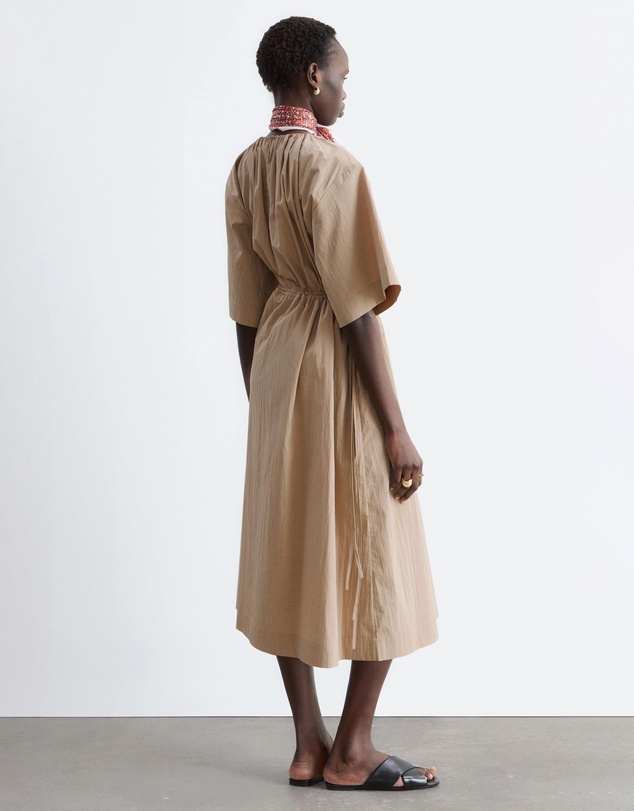 & Other Stories - Drawstring Midi Dress